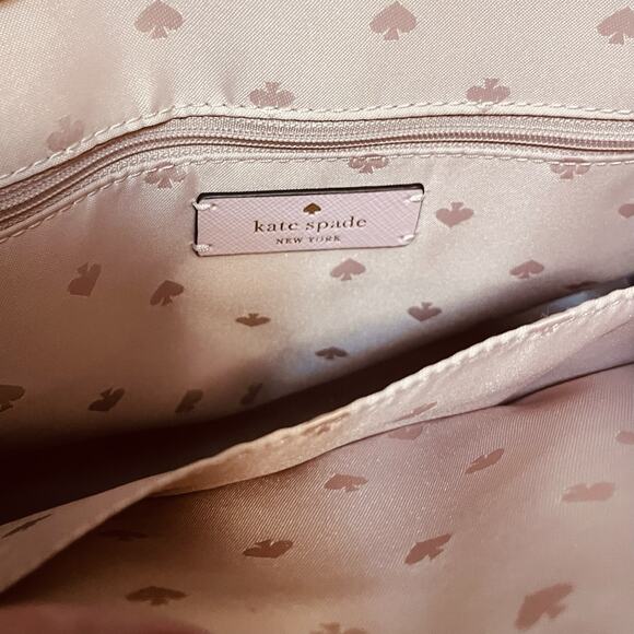 Kate Spade Payton Medium Dome Satchel Top Handle Zip Closure Light Crepe Pink - Picture 11 of 14